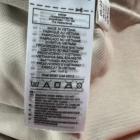 Adidas Men's XL Terrex XPloric High Pile Snap Fleece Pullover Beige IN3107 NWT - Picture 3 of 11